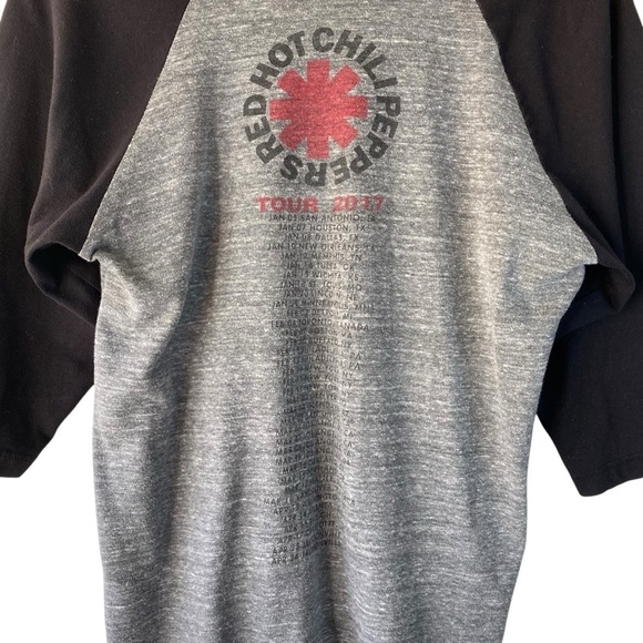 Red Hot Chili Peppers 2017 Tour Band Concert Rock Tee 3/4 Sleeve T Shirt SZ S - Picture 4 of 7
